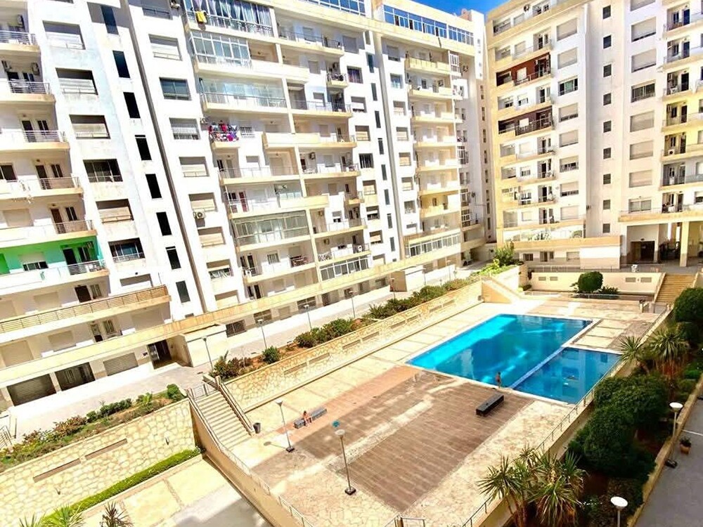 Comfortable Apartment Balcony and Laundry