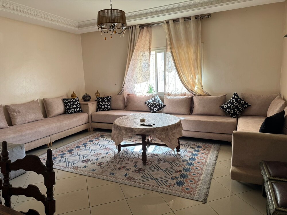 Appartement 100 m² - 2 chambres et salon - Location longue durée - Centre-ville Agadir