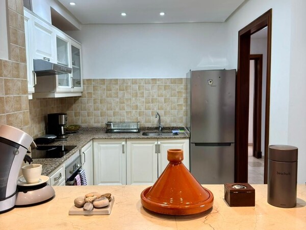 Appartement 2 chambres avec piscine - Marina Agadir - Location par jour