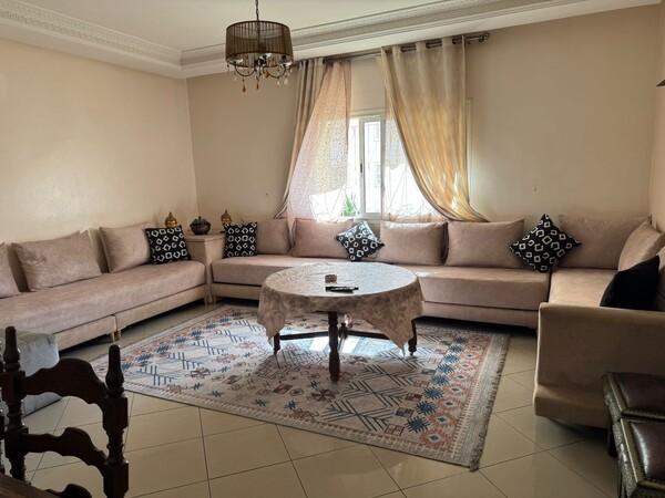 Appartement 100 m² - 2 chambres et salon - Location longue durée - Centre-ville Agadir