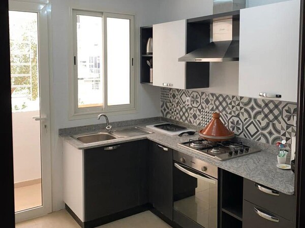 Appartement meublé 2 chambres avec piscine - Résidence Islane, Agadir