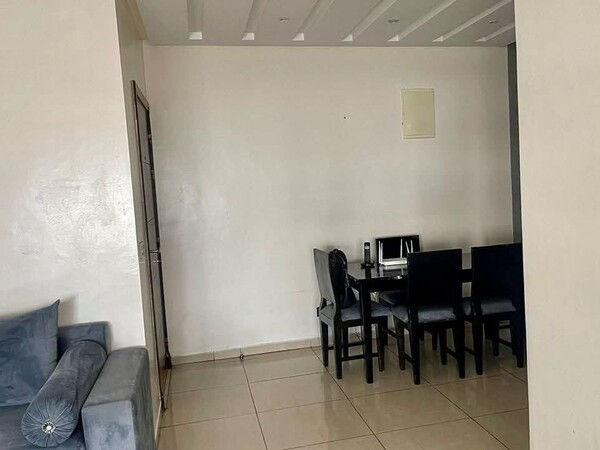 Comfortable Apartment Balcony and Laundry