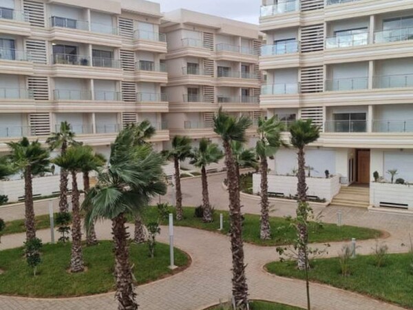 Appartement 80 m² - 1 chambre et 2 salons - Résidence Jardin d'Agadir (Kettani) - Location longue durée