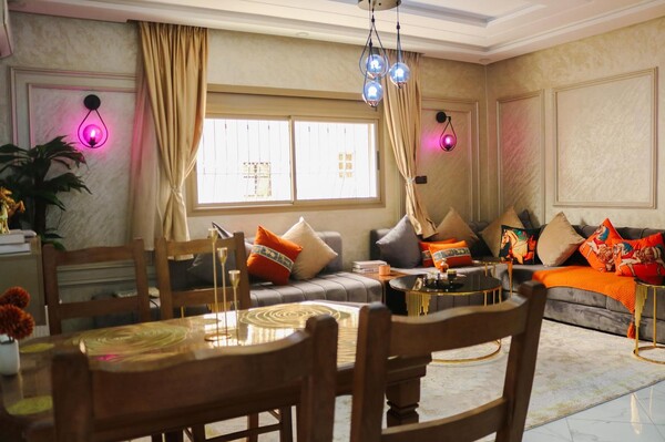 Appartement spacieux et lumineux Riad Salam